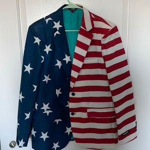 Stars and Stripes novelty sport coat by Suitmaster
